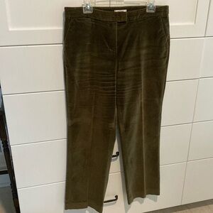 Talbots 12 petite stretch, velveteen slacks